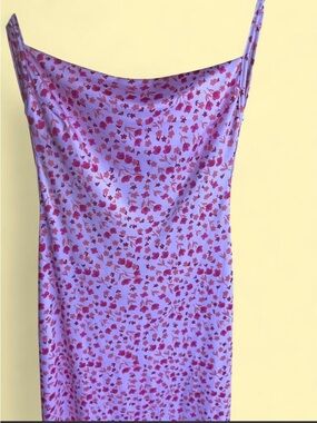 Pink Floral Bodycon Dress